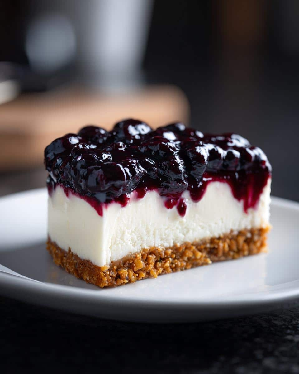 Blueberry Pretzel Dessert - detail 3