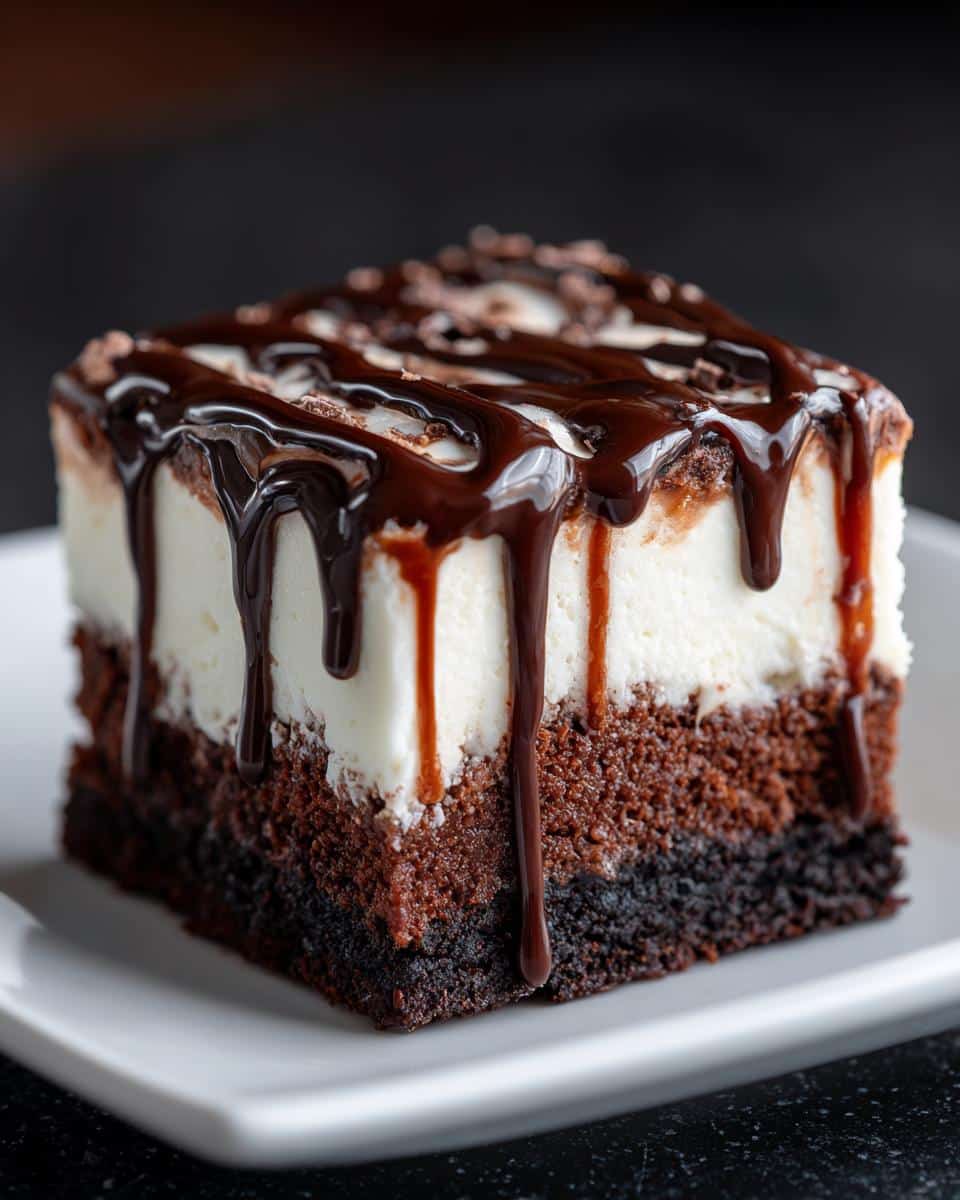 Brownie Refrigerator Cake - detail 3