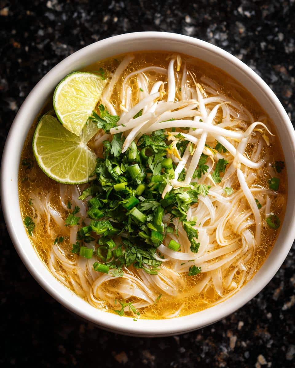 Cambodian Rice Noodle Soup - detail 2