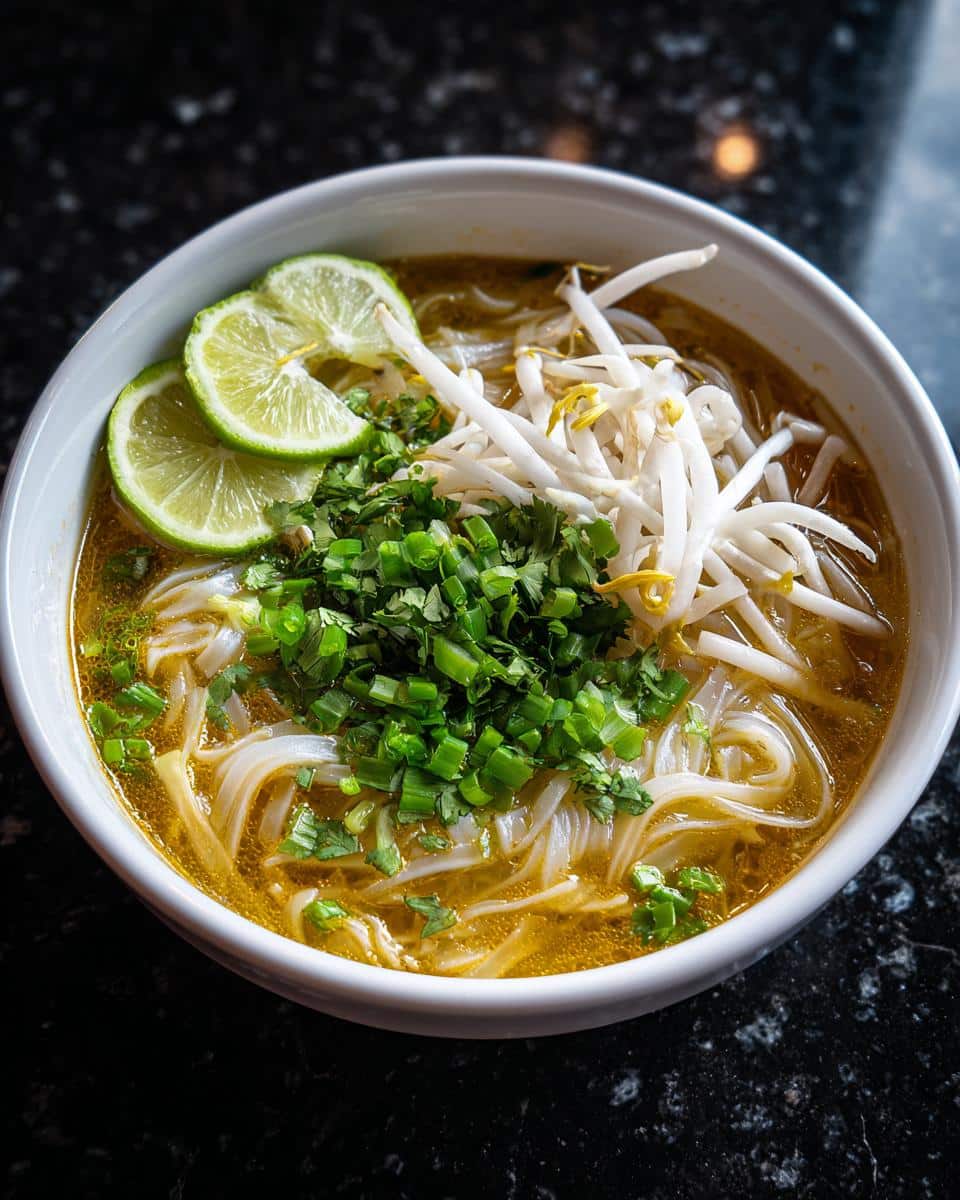 Cambodian Rice Noodle Soup - detail 3