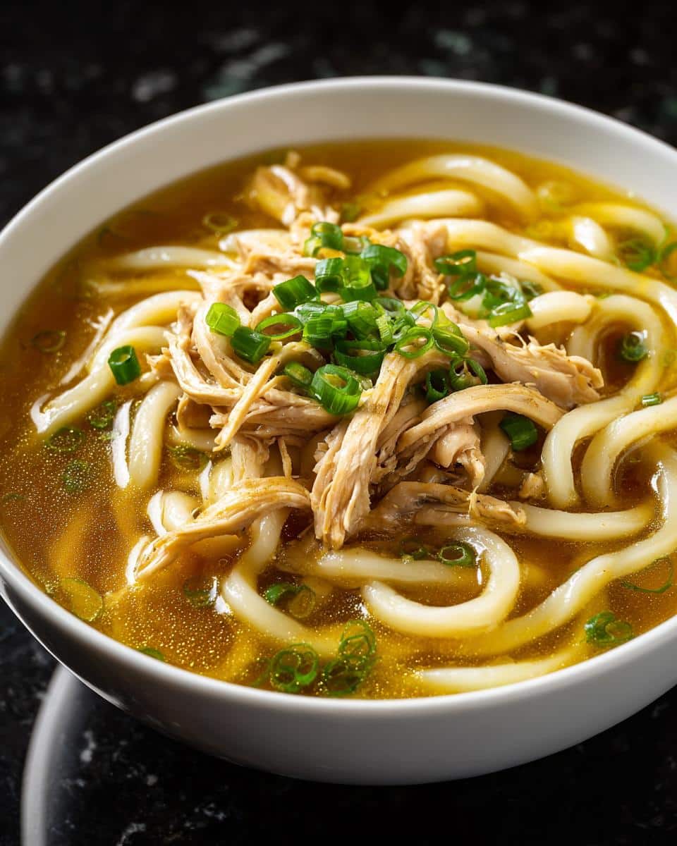 Chicken Udon Soup - detail 2