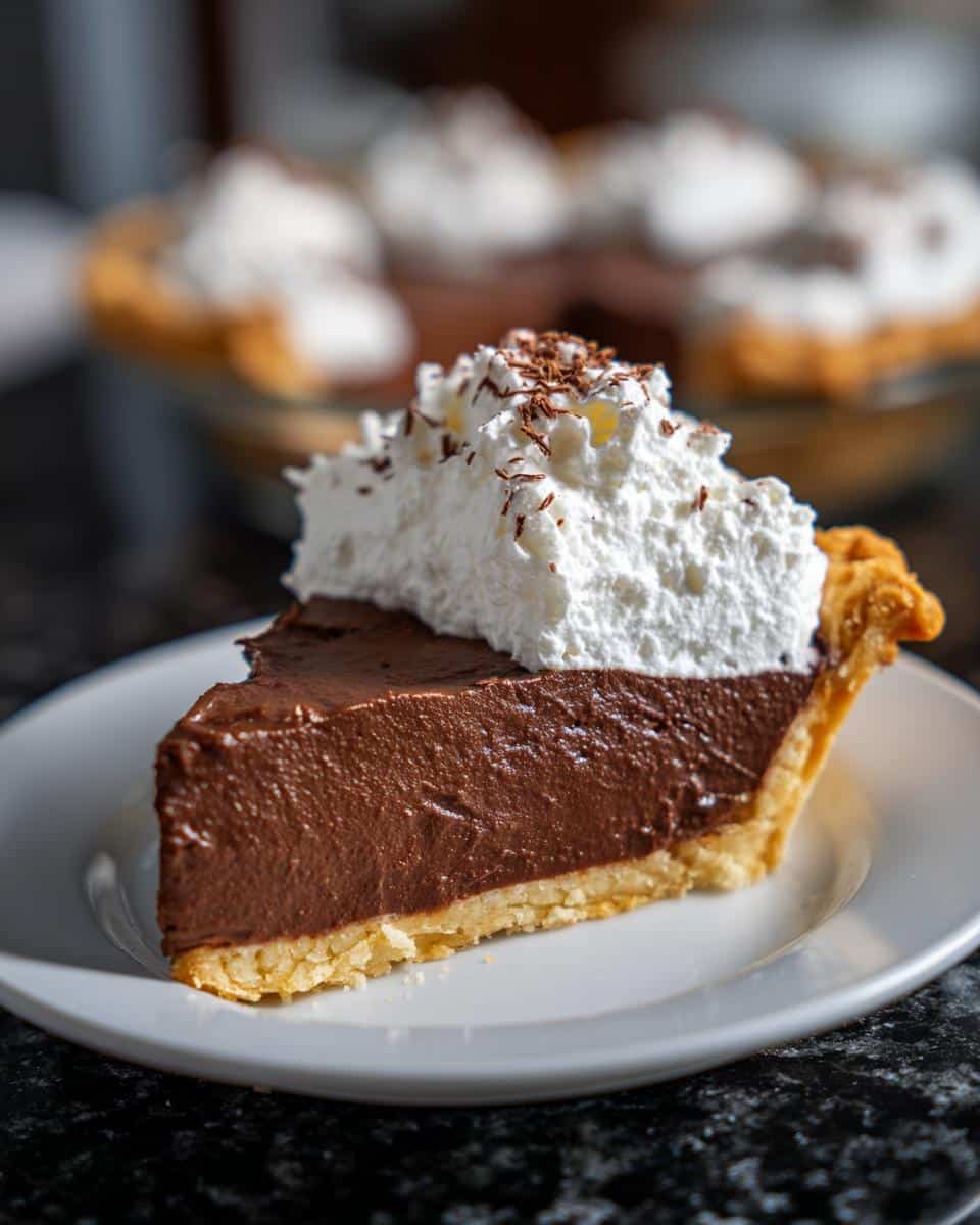 Chocolate Cream Pie - detail 1