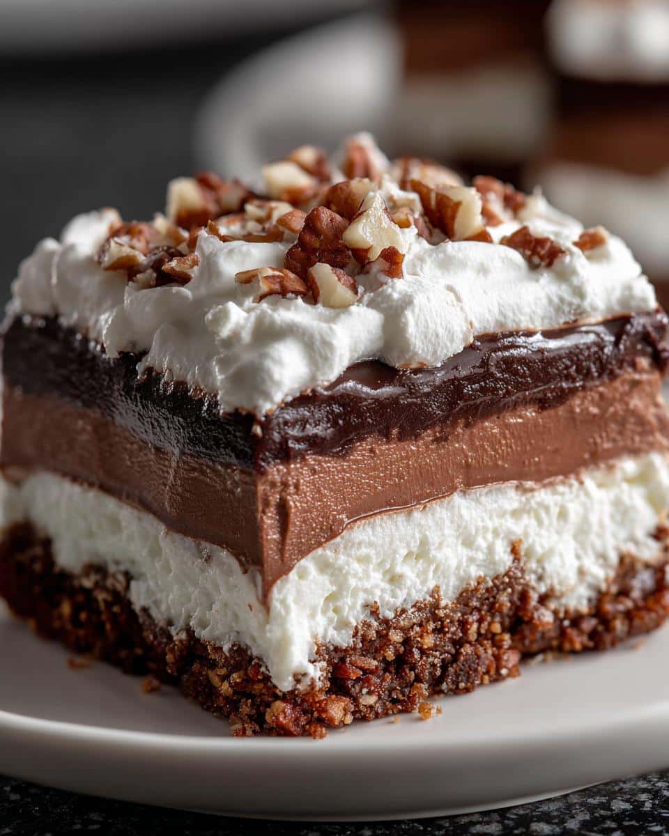 Chocolate Lush Dessert - detail 1