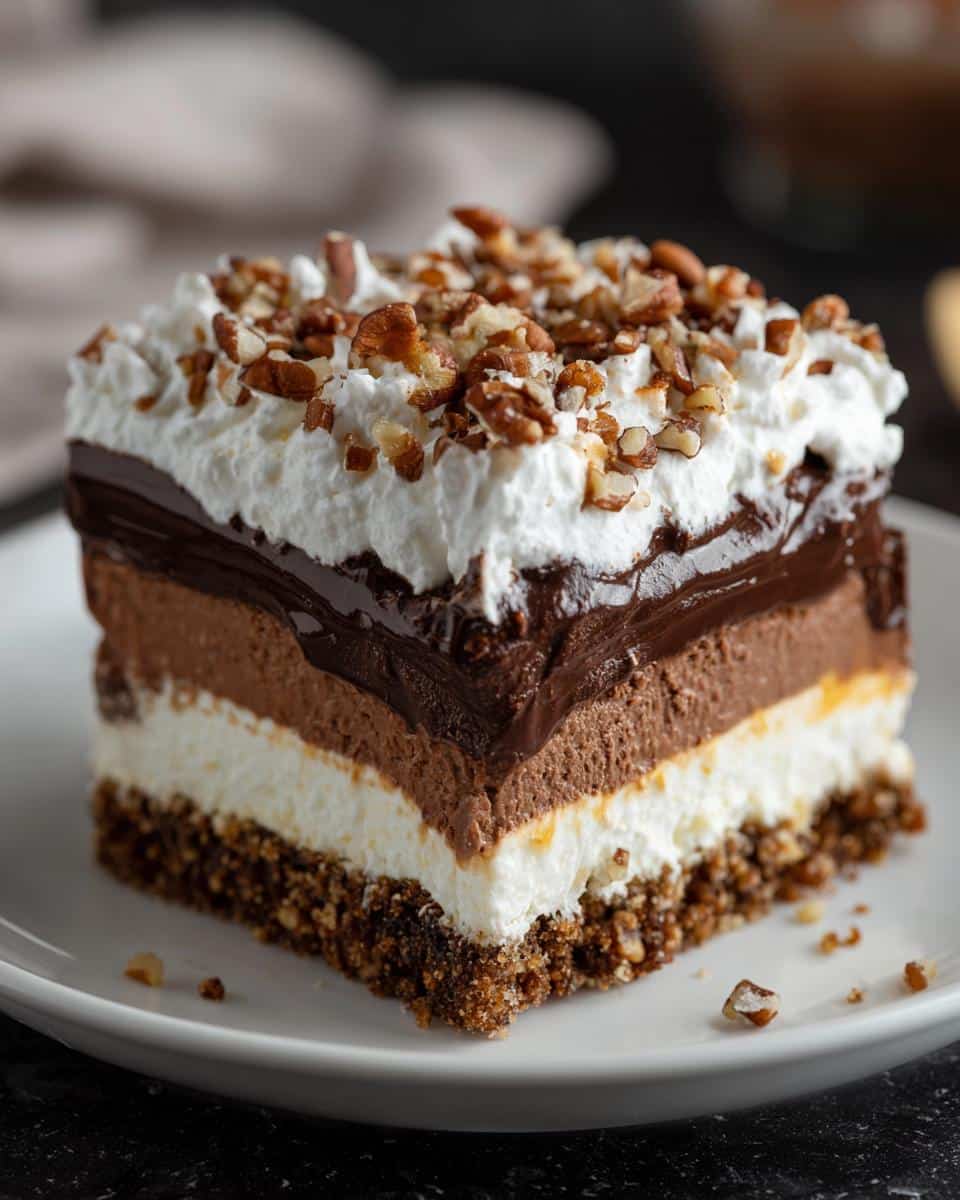 Chocolate Lush Dessert - detail 2