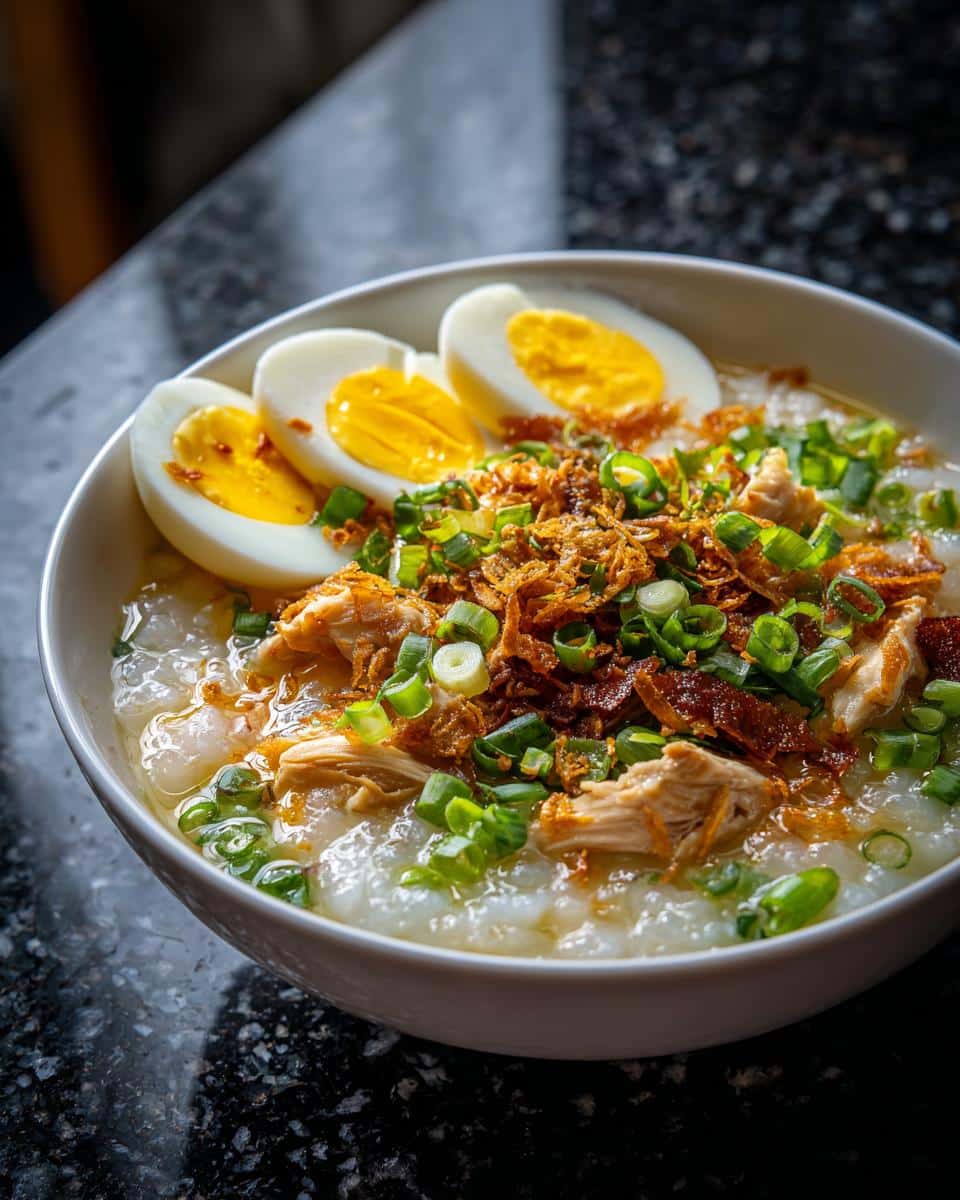 Filipino Chicken Rice Congee - detail 3