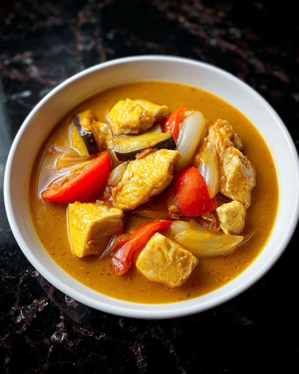 Filipino Fish Tamarind Soup - detail 2