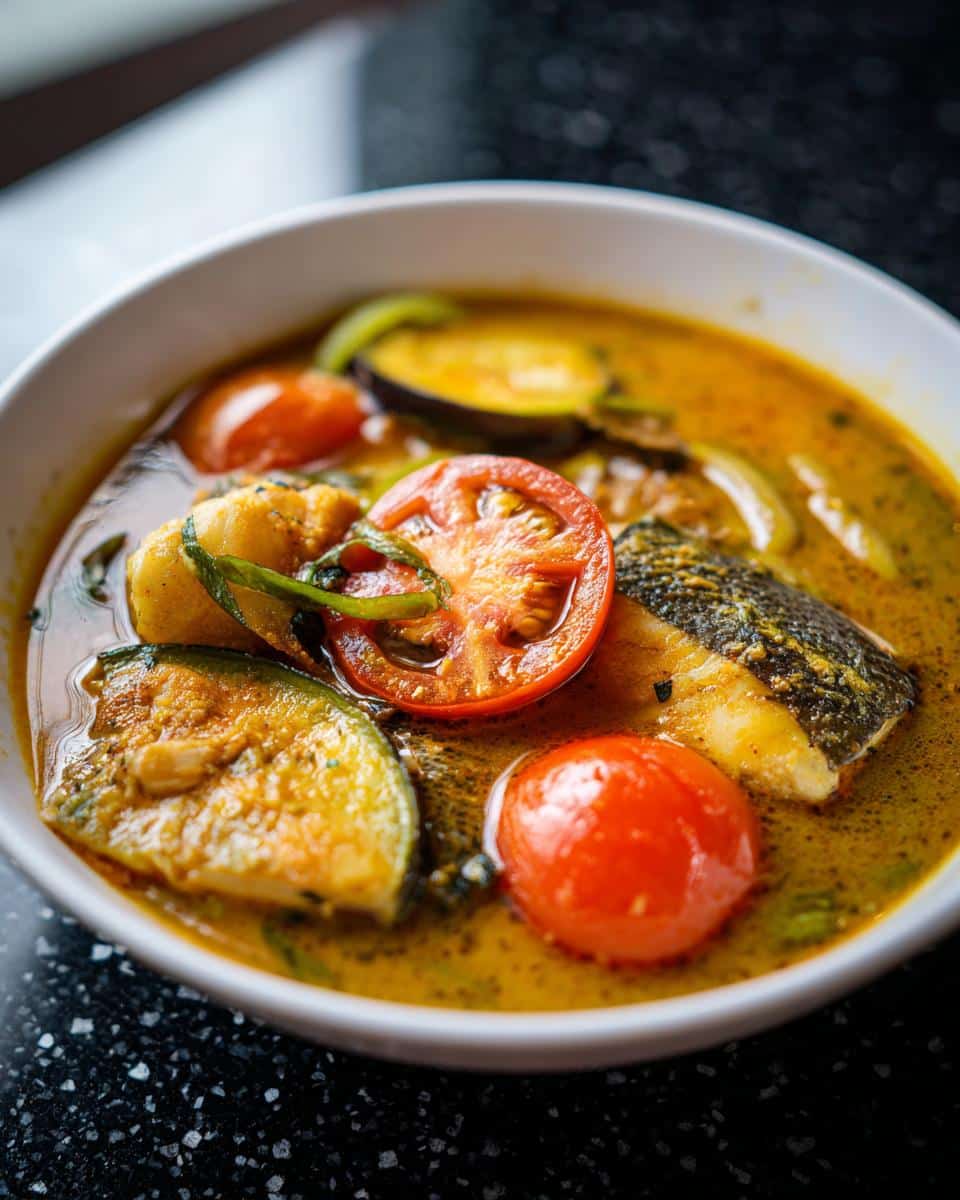 Filipino Fish Tamarind Soup - detail 3