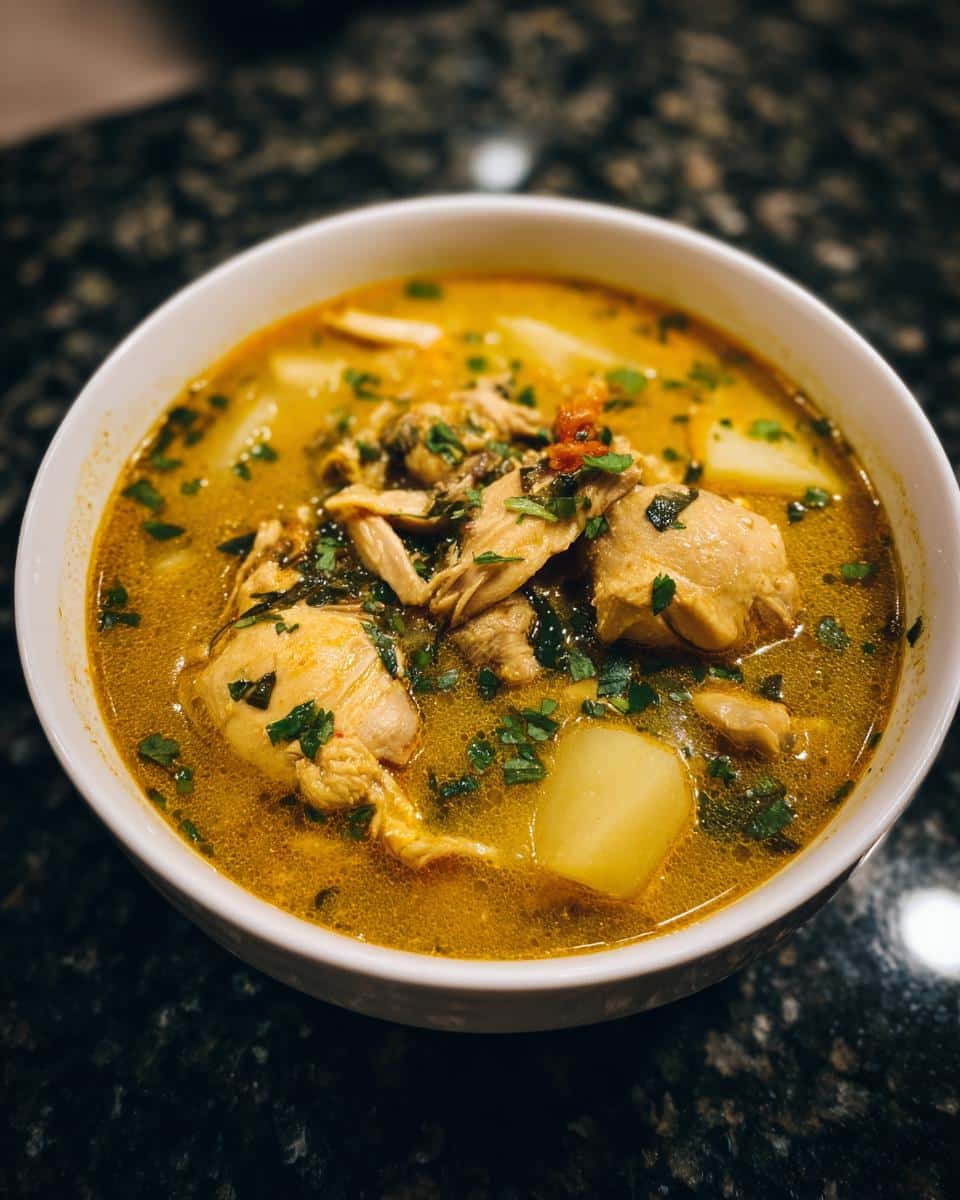 Filipino Ginger Chicken Soup - detail 2