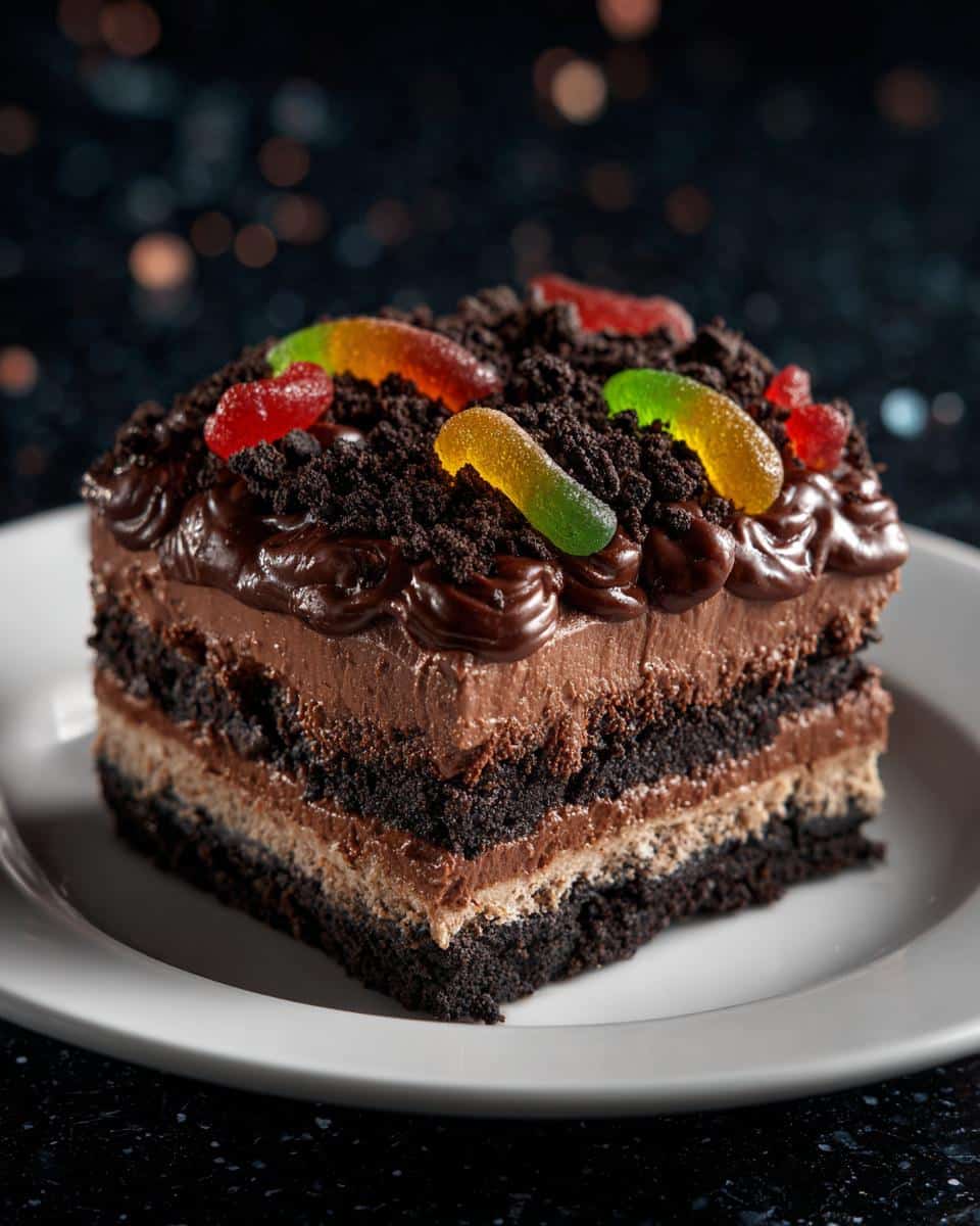 Halloween Dirt Dessert - detail 1