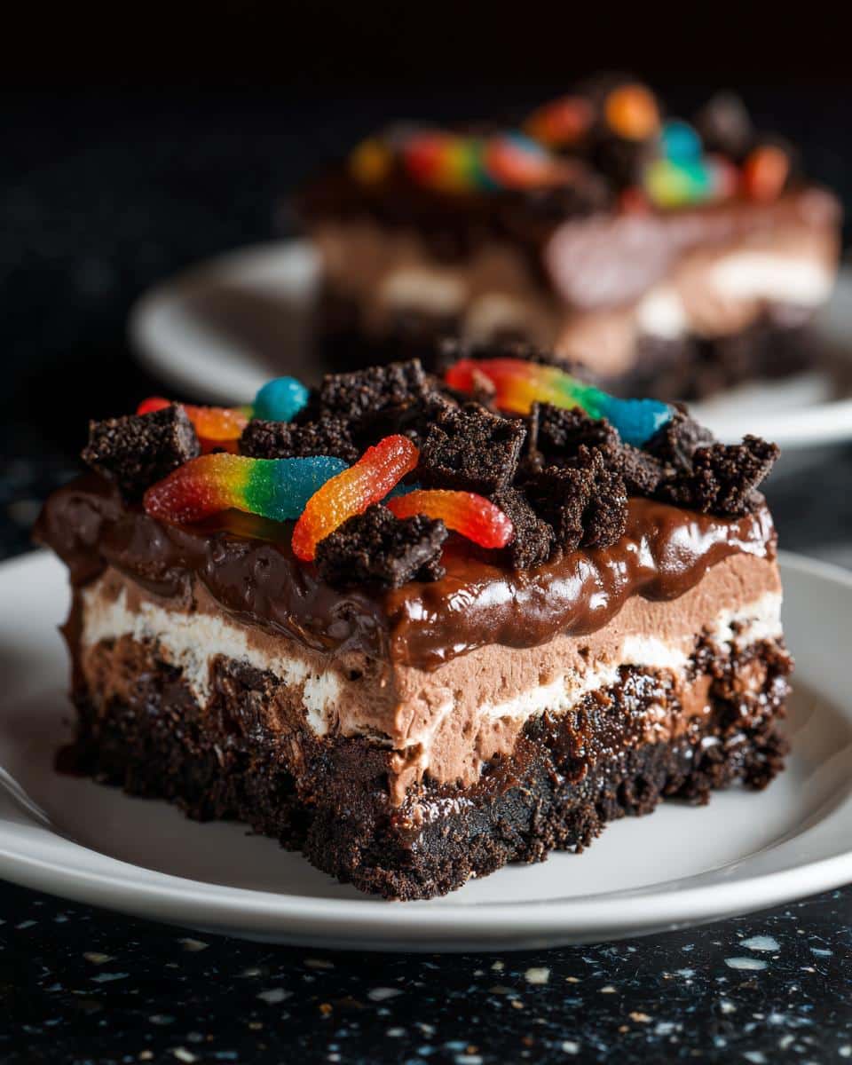 Halloween Dirt Dessert - detail 2