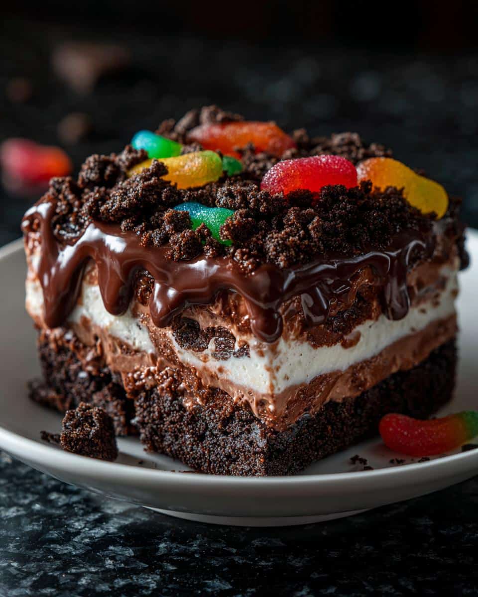 Halloween Dirt Dessert - detail 3