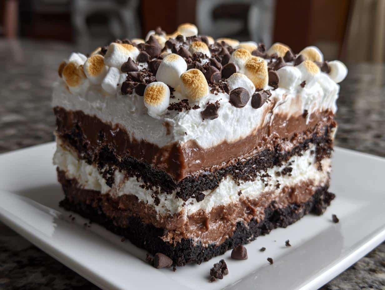 Hot Chocolate Lasagna