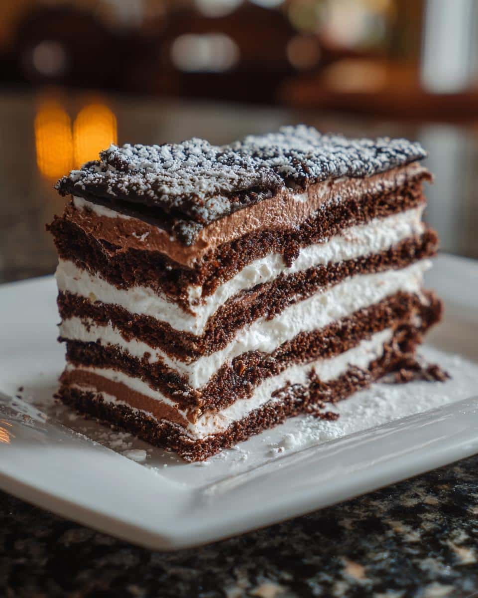 Icebox Chocolate Cake - detail 1