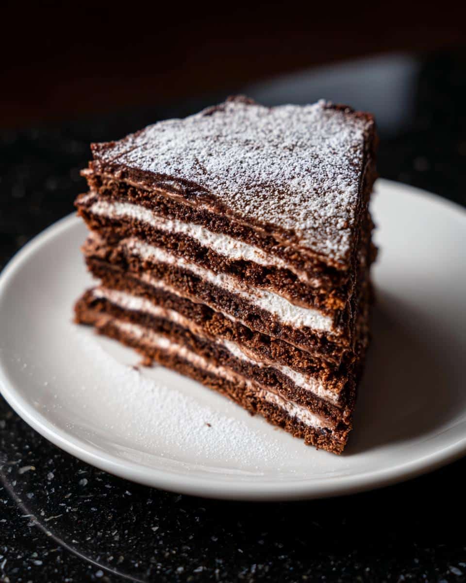 Icebox Chocolate Cake - detail 2