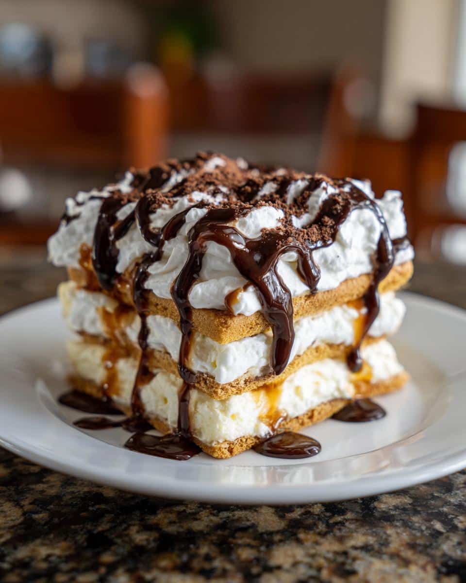 Icebox Eclair Dessert - detail 2