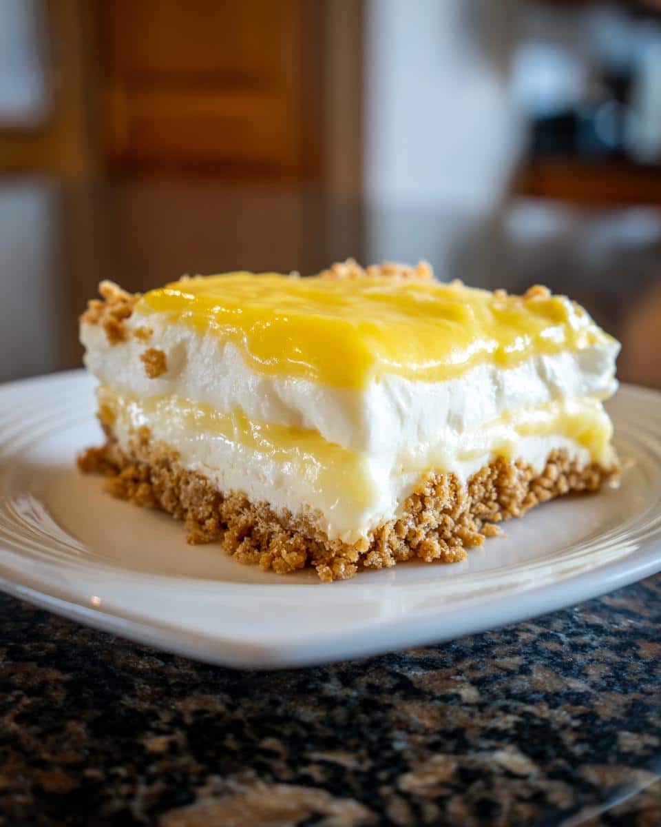 Icebox Lemon Dessert - detail 1