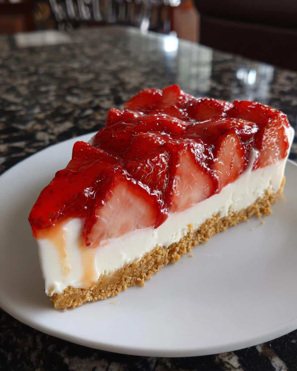 Icebox Strawberry Cake - detail 1