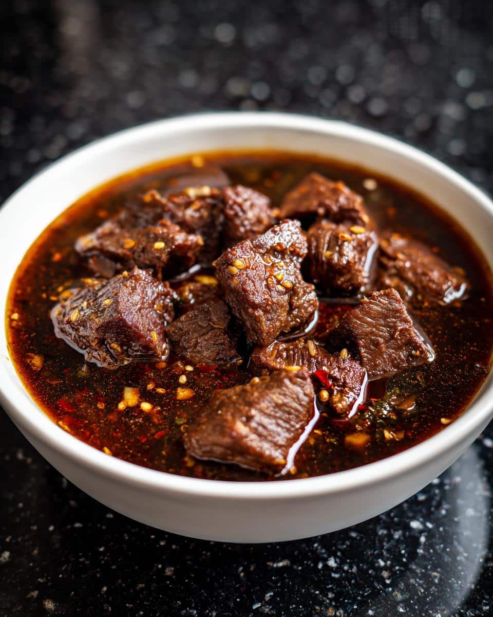 Indonesian Beef Black Soup - detail 1