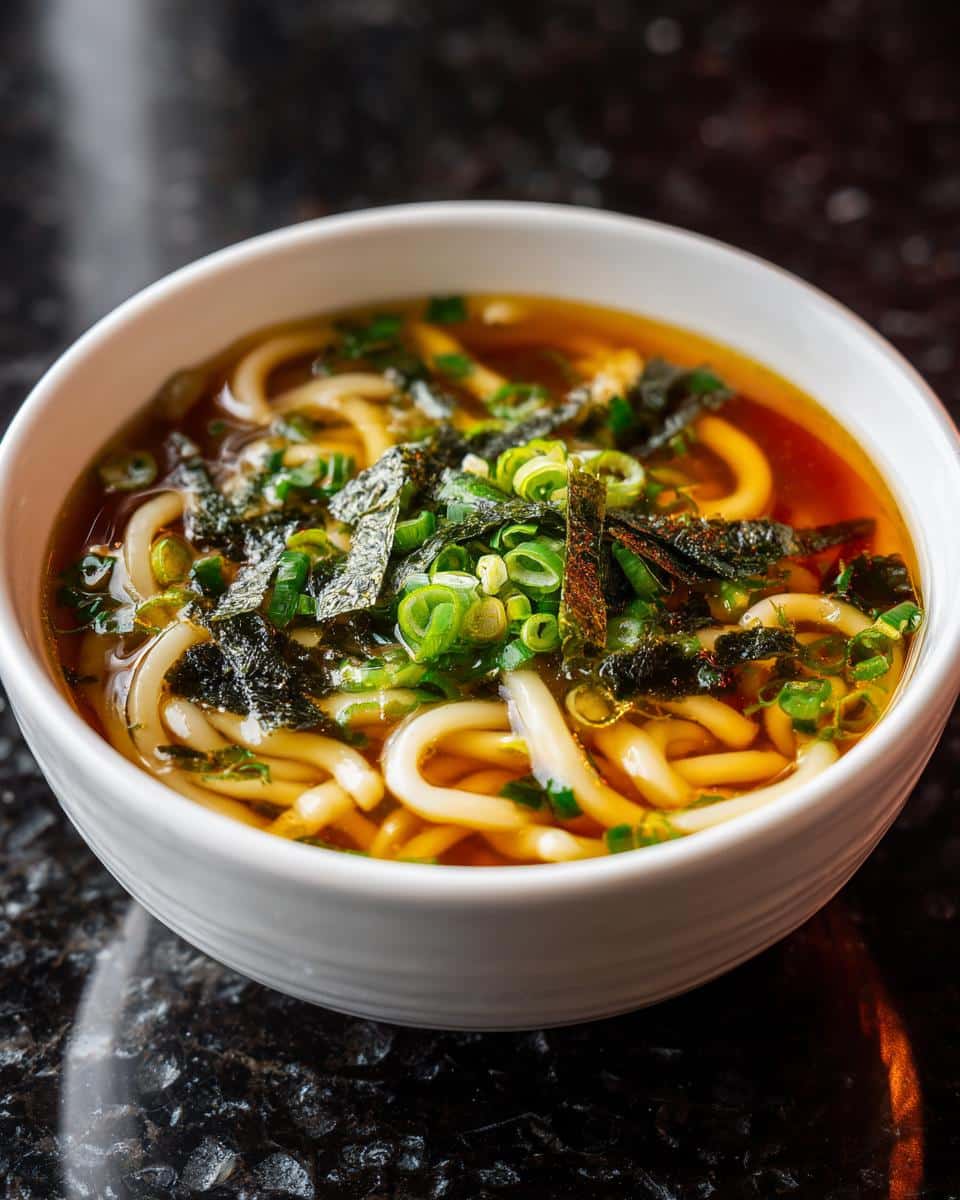 Japanese Udon Soup - detail 1