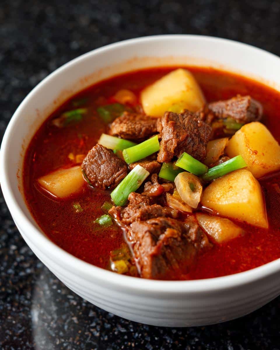 Korean Spicy Beef Soup - detail 2