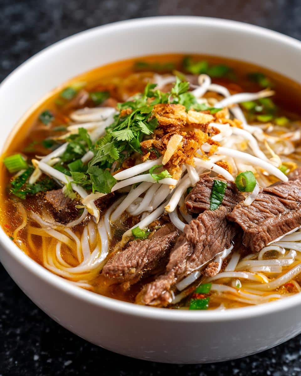 Lao Beef Noodle Soup - detail 2