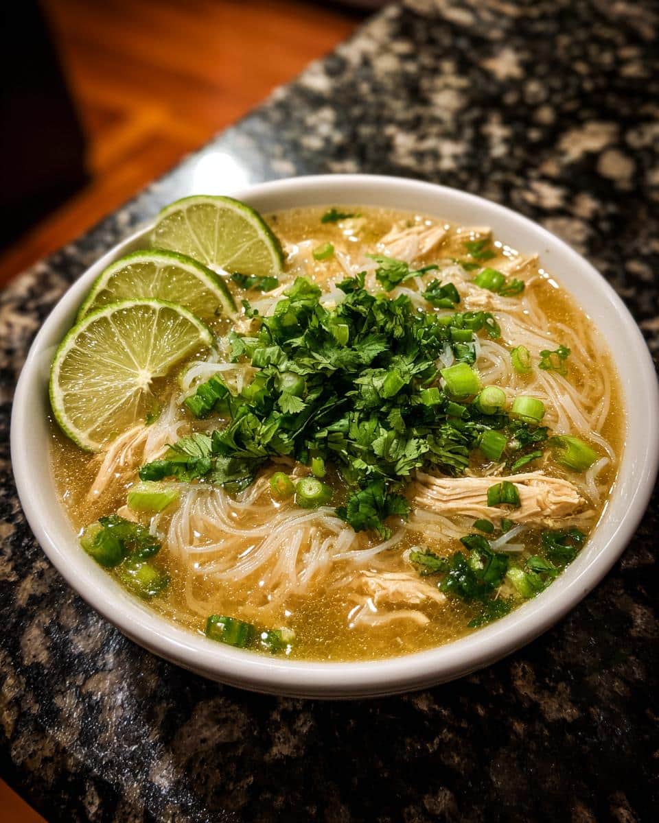 Lao Chicken Noodle Soup - detail 1
