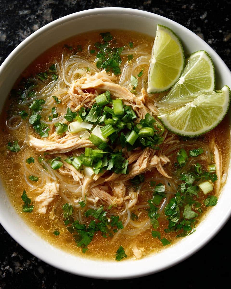 Lao Chicken Noodle Soup - detail 2