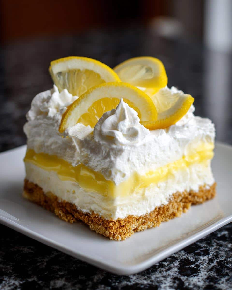 Lemon Cheesecake Lasagna - detail 1
