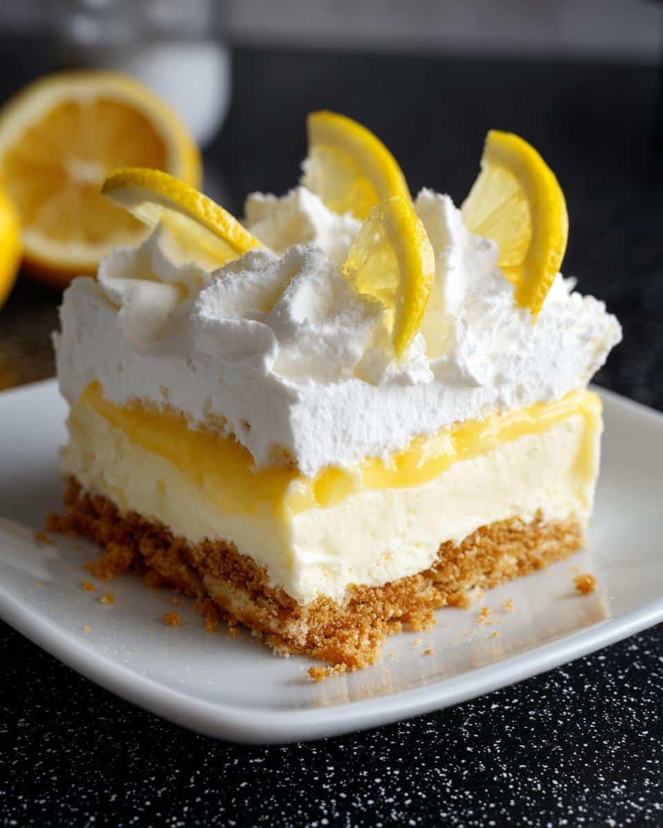 Lemon Cheesecake Lasagna - detail 2