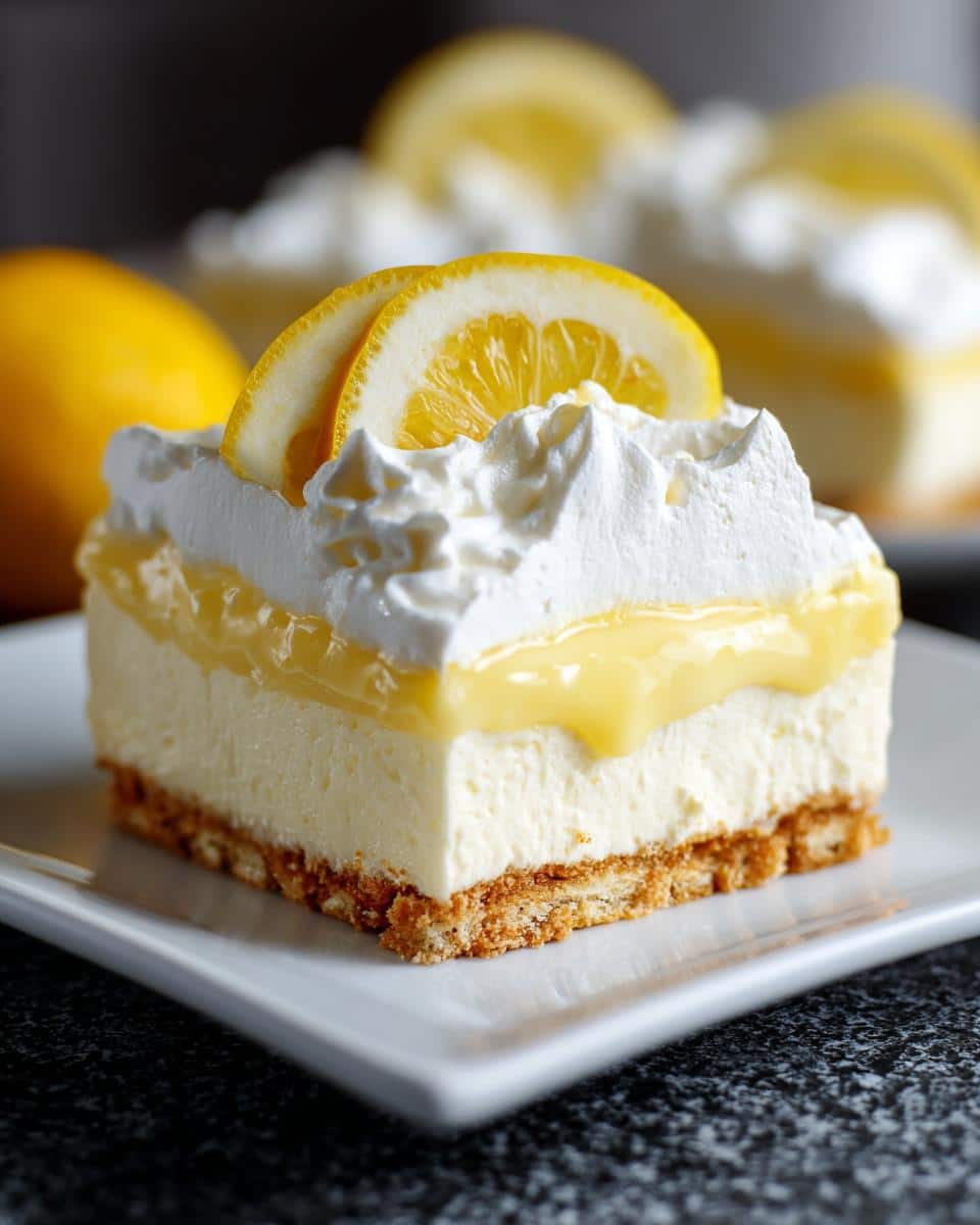 Lemon Cheesecake Lasagna - detail 3