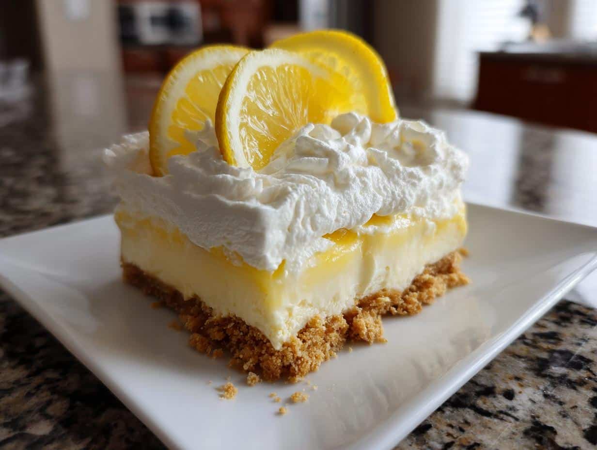 15-Minute Lemon Cheesecake Lasagna: A No-Bake Dream