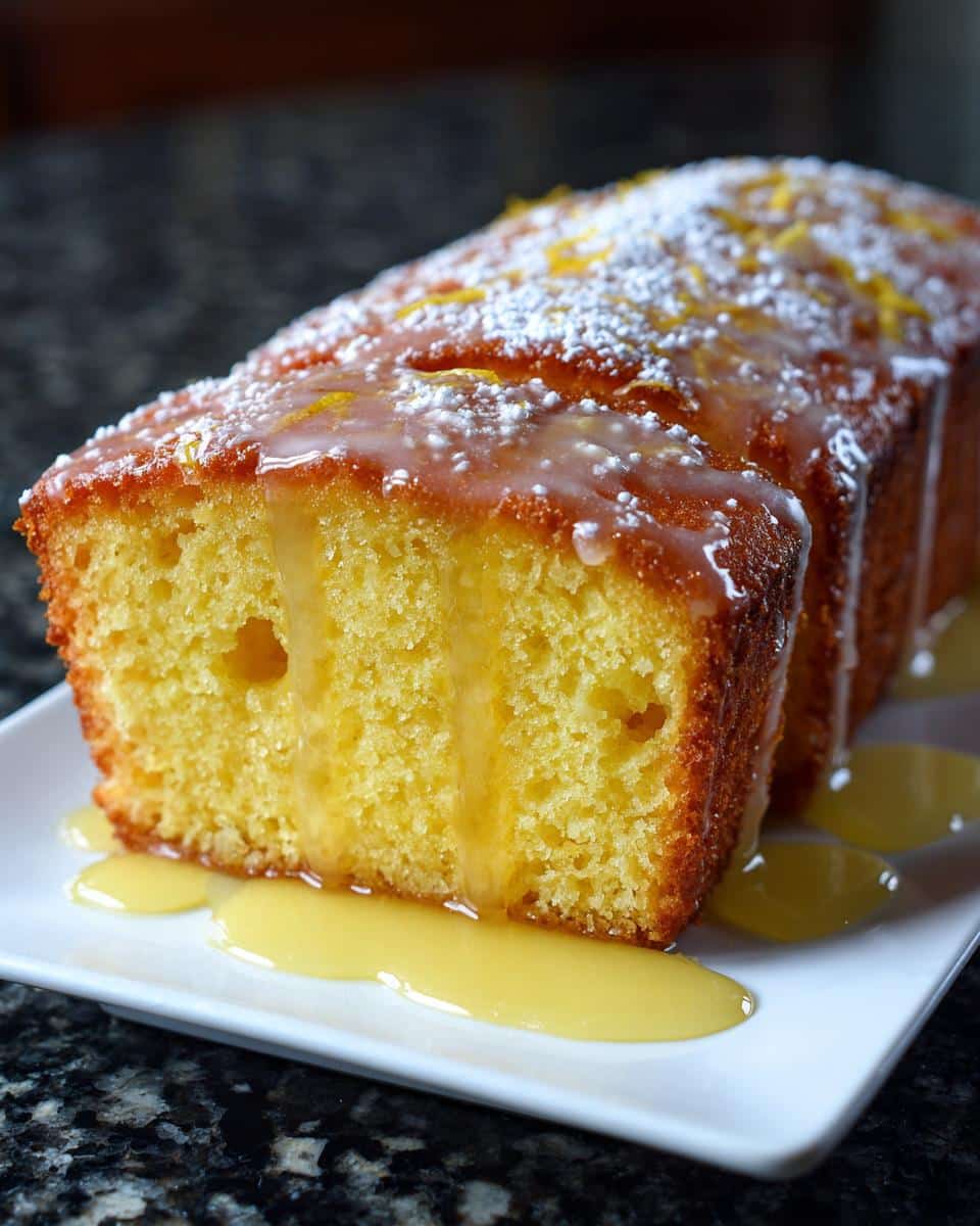 Lemon Poke Cake - detail 3