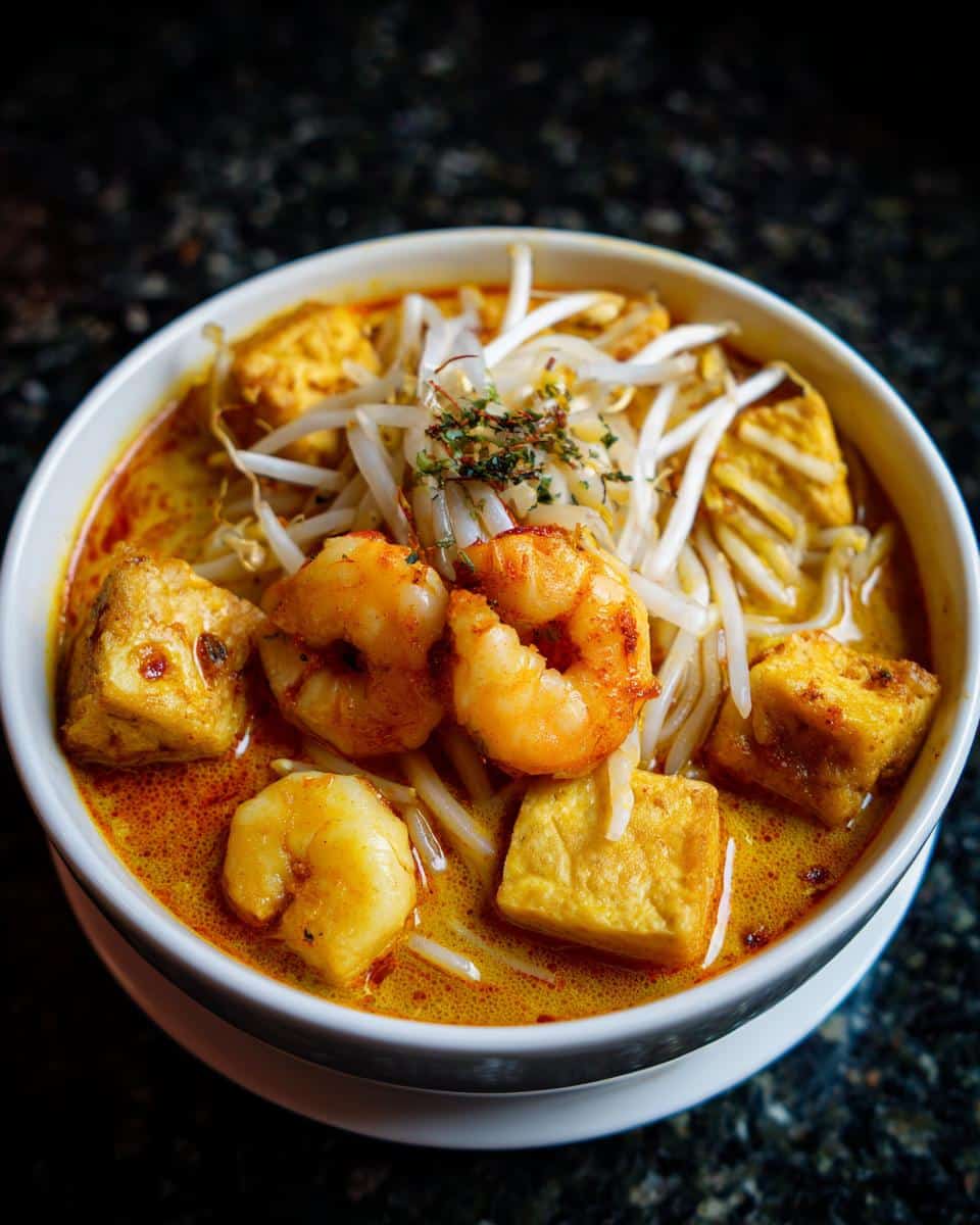 Malaysian Curry Laksa - detail 1