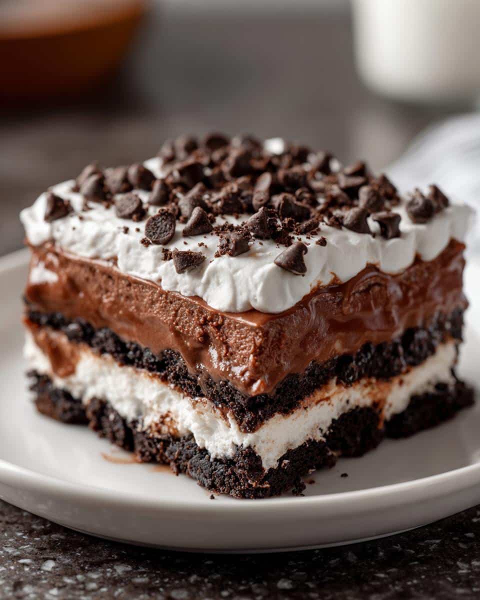 No-Bake Chocolate Lasagna - detail 3