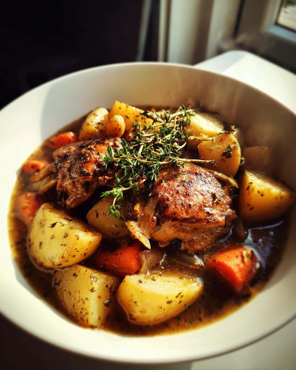 One-Pot Chicken, Parsnip & Thyme Stew - detail 2