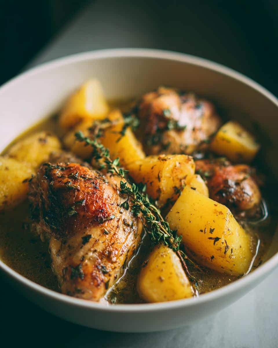 One-Pot Chicken, Parsnip & Thyme Stew - detail 3