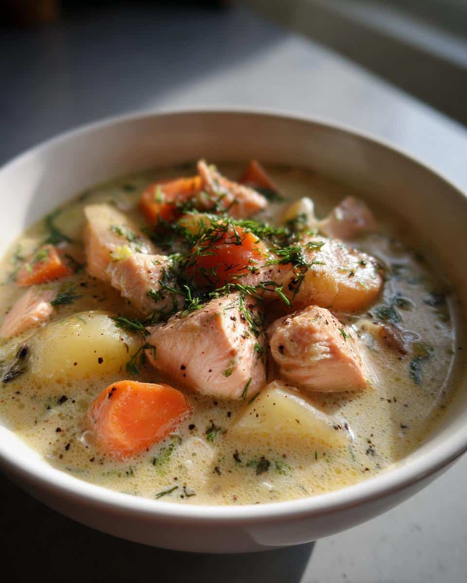 One-Pot Salmon, Carrot & Potato Chowder - detail 1