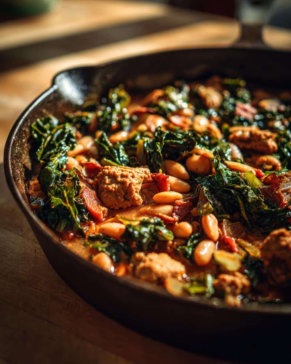 One-Pot Turkey, Kale & White Bean Skillet - detail 1