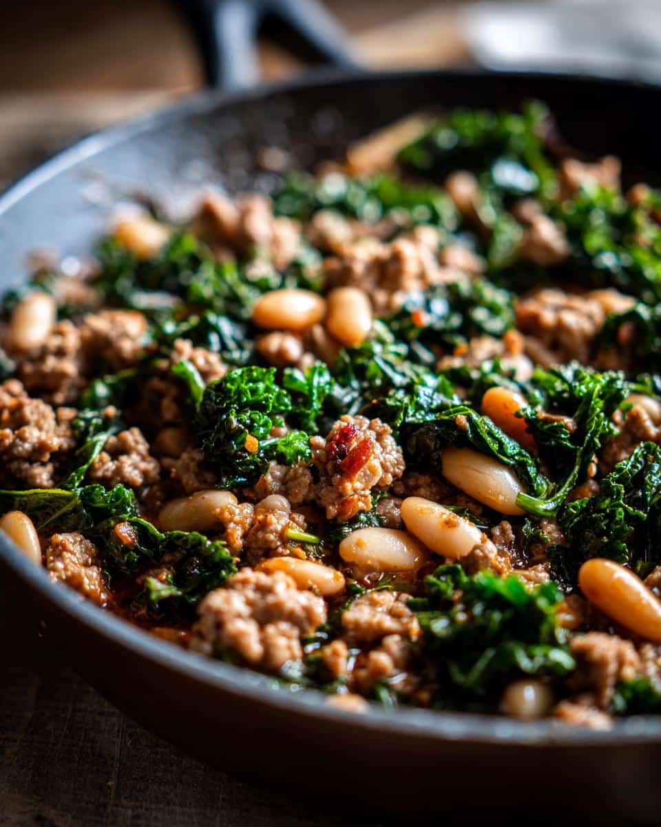 One-Pot Turkey, Kale & White Bean Skillet - detail 3