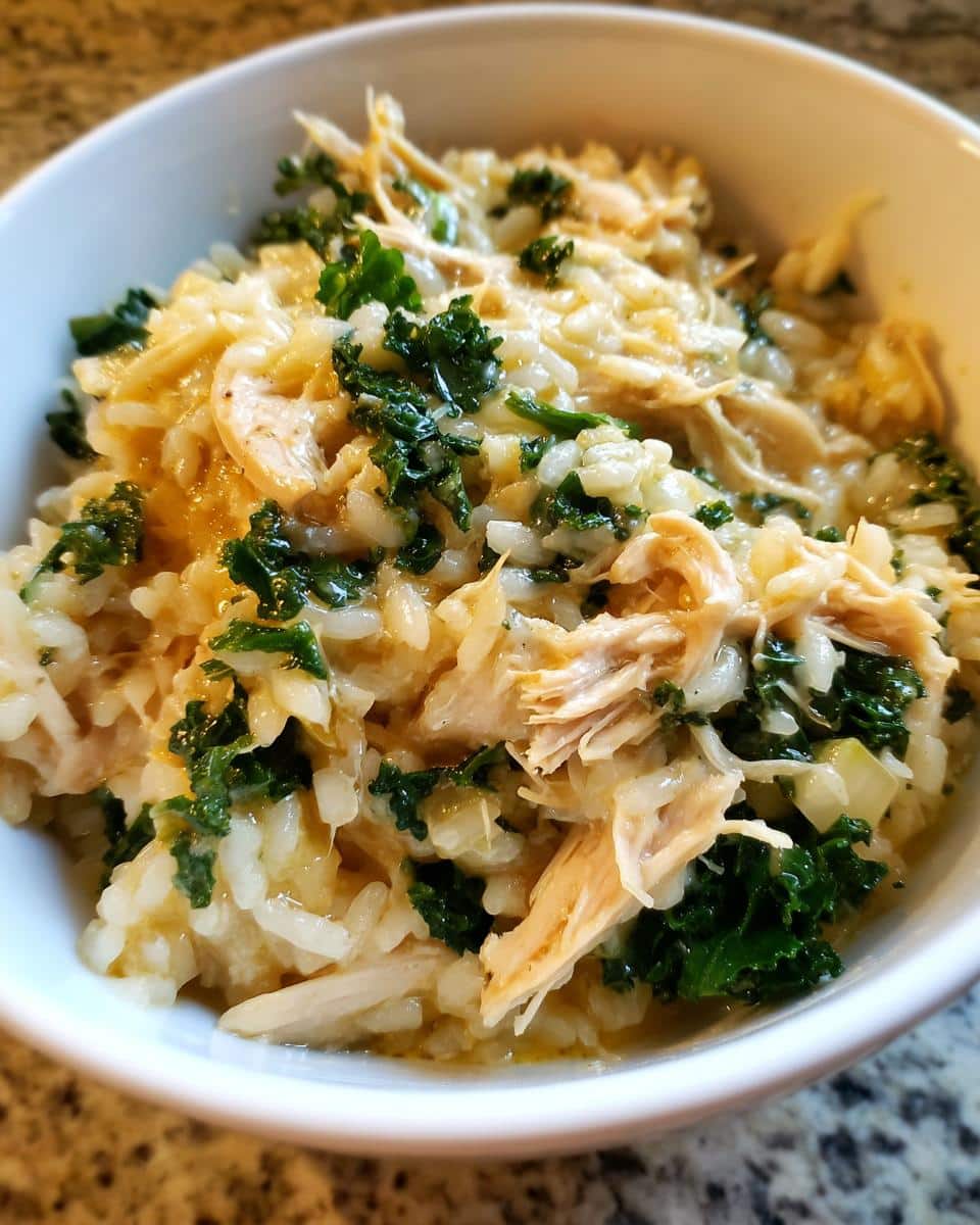 One‑Pot Chicken, Apple & Kale Risotto - detail 2