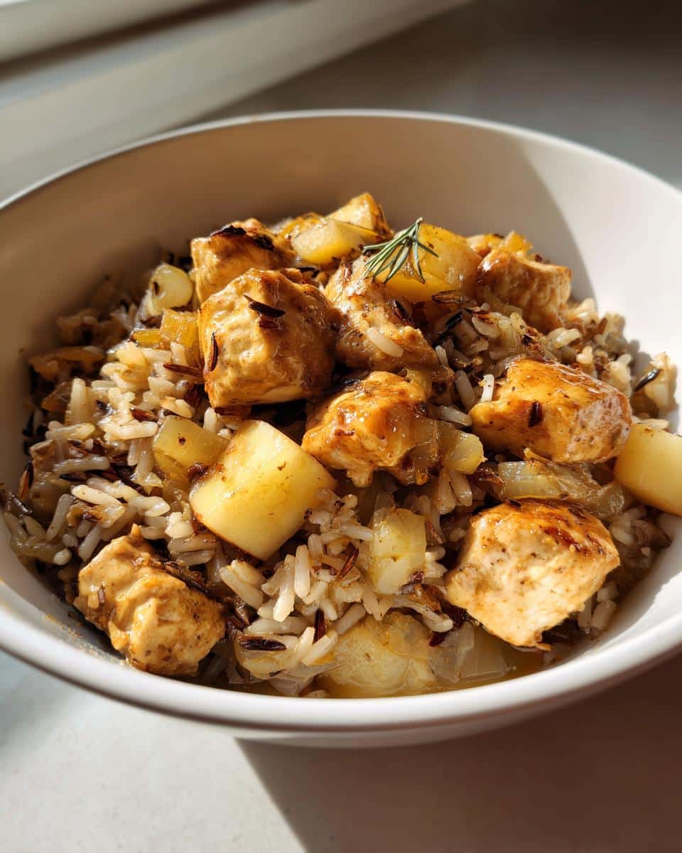 One‑Pot Chicken, Apple & Wild Rice Pilaf - detail 2