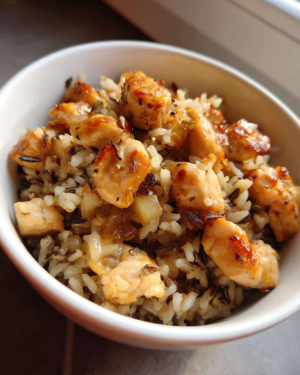 One‑Pot Chicken, Apple & Wild Rice Pilaf - detail 3