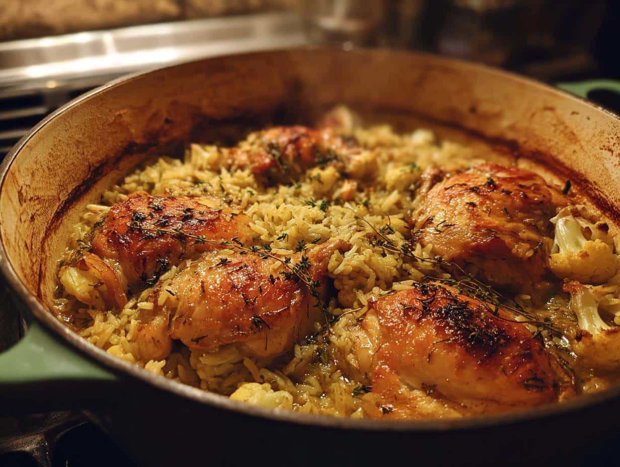 One‑Pot Chicken, Cauliflower & Wild Rice Casserole - detail 1