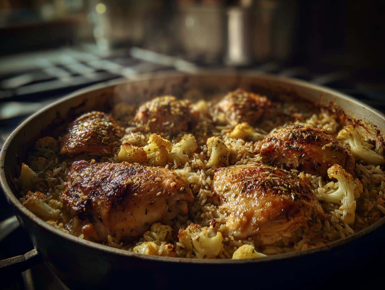 One‑Pot Chicken, Cauliflower & Wild Rice Casserole - detail 2