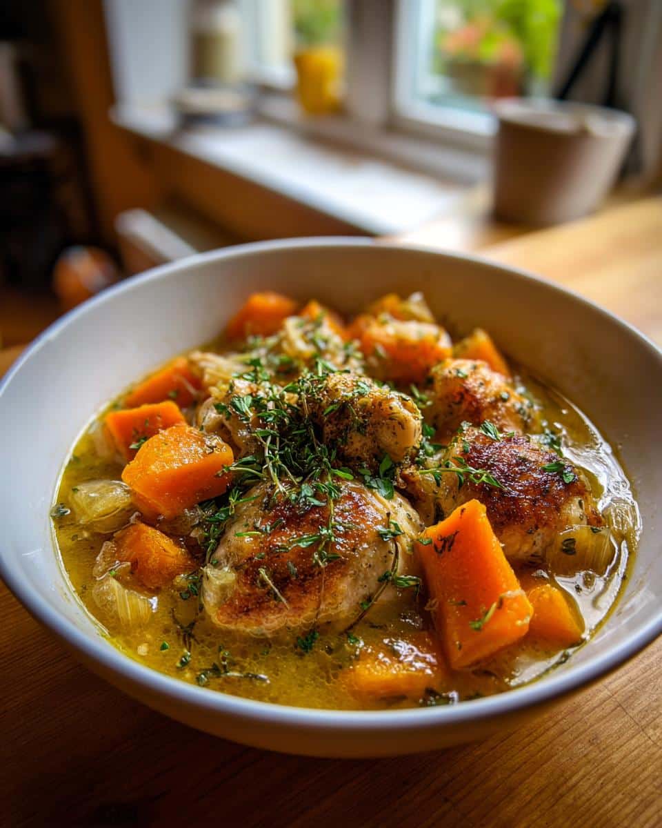 One‑Pot Chicken, Leek & Sweet Potato Stew - detail 1