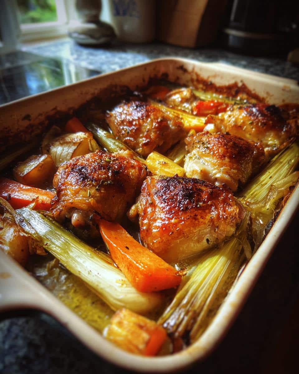 One‑Pot Chicken, Leek & Winter Vegetable Bake - detail 2