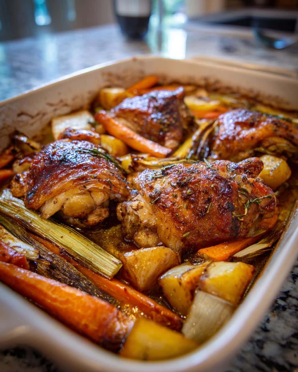 One‑Pot Chicken, Leek & Winter Vegetable Bake - detail 3