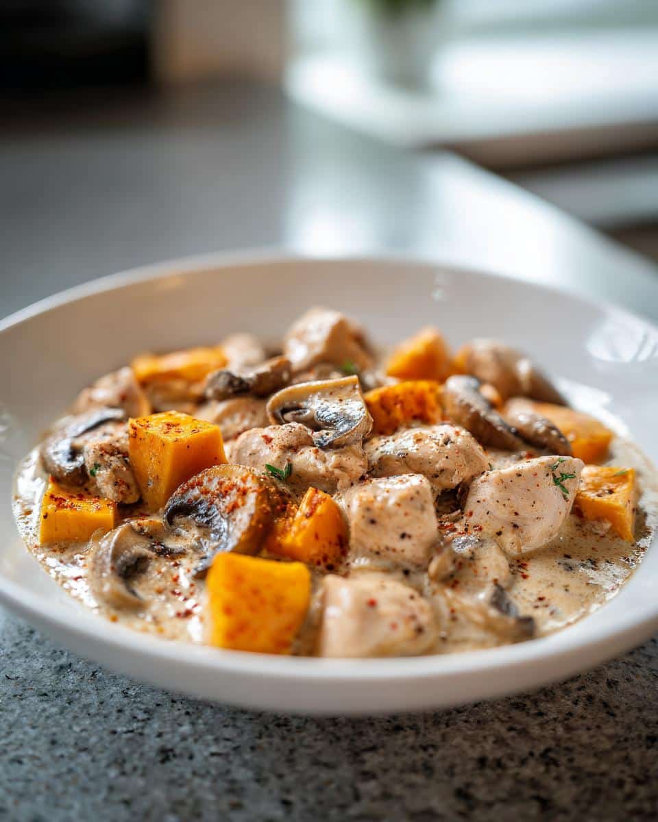 One‑Pot Chicken, Pumpkin & Mushroom Stroganoff - detail 1