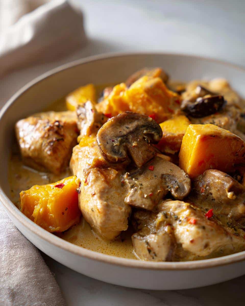 One‑Pot Chicken, Pumpkin & Mushroom Stroganoff - detail 2