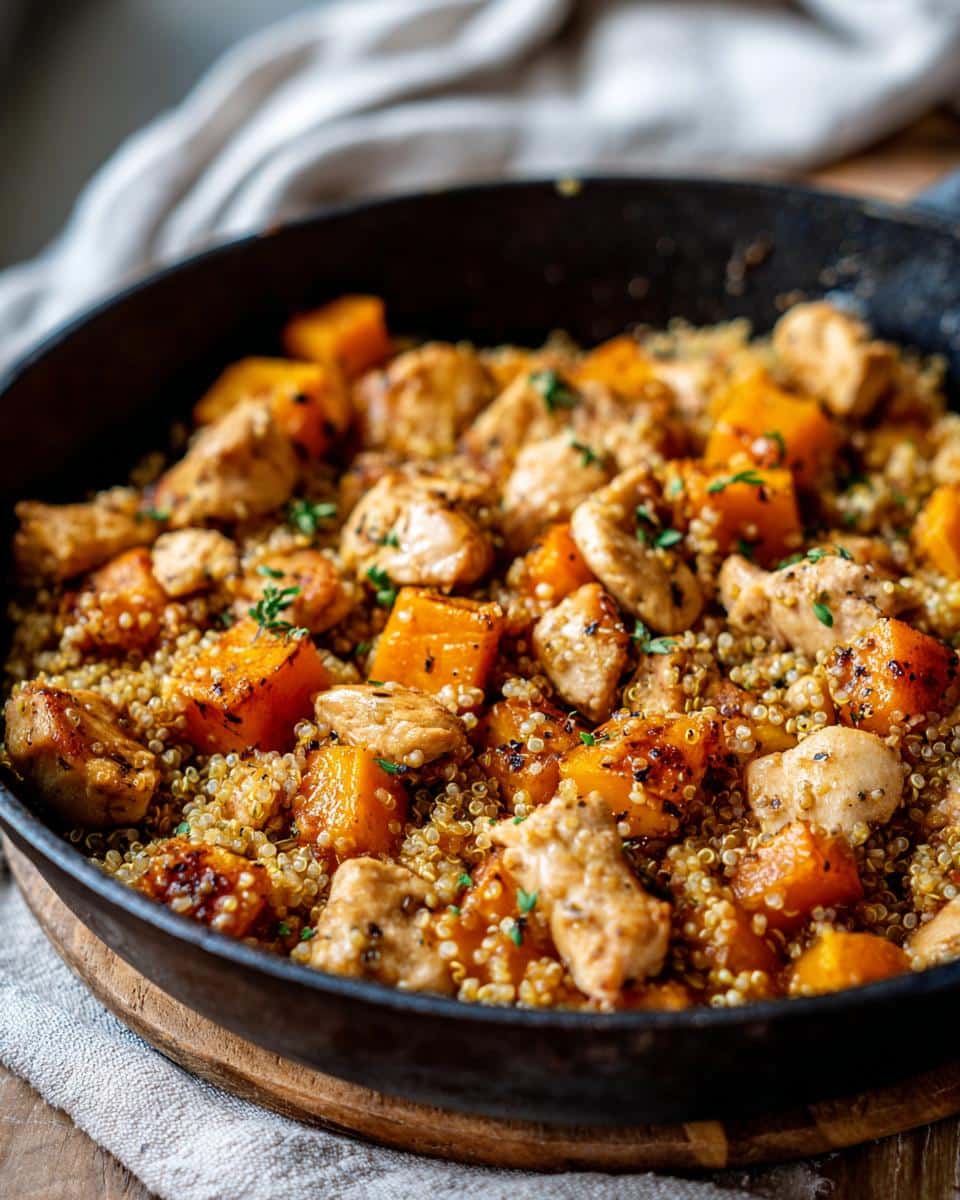 One‑Pot Chicken, Pumpkin & Quinoa Skillet - detail 1